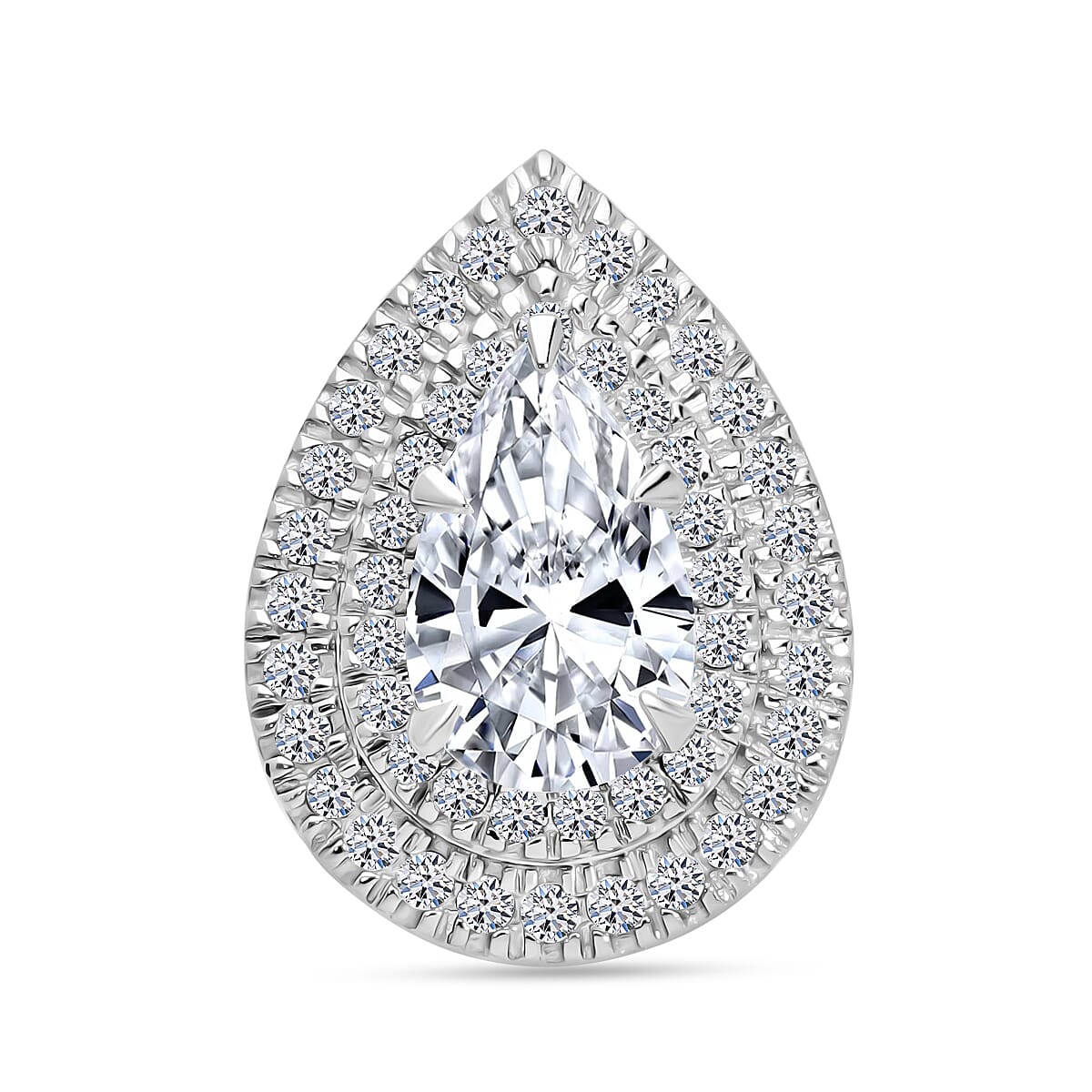 Luxuriant Diamond - 950 Platinum SGL Certified VS-GH Lab Grown Diamond Pendant 1.25 Ct.