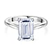 Luxuriant Diamond Lab Grown Diamond Solitaire Ring in 950 Platinum