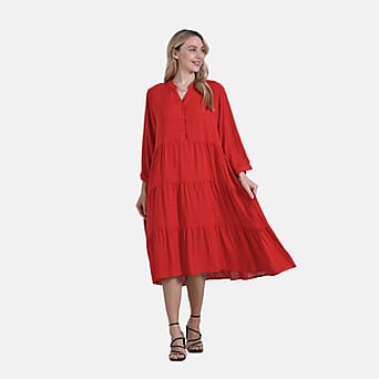 https://tjcuk.sirv.com/Products/80/2/8026886/LA-MAREY-Womens-Boho-Button-Front-V-Neck-Rayon-Dress-One-Size-Pink_8026886_3.jpg?w=342&h=342