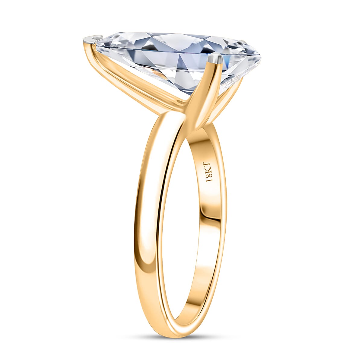 Luxuriant Diamond - 18K Yellow Gold IGI Certified (VS1/G) Lab Grown Diamond Ring 5.00 Ct. Luxuriant Diamond - 18K Yellow Gold IGI Certified (VS1/G) Lab Grown Diamond Ring 5.00 Ct.