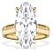 Luxuriant Diamond - 18K Yellow Gold IGI Certified (VS1/G) Lab Grown Diamond Ring 5.00 Ct.