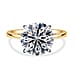 Luxuriant Diamond - 18K Yellow Gold IGI Certified (VS1/G) Lab Grown Diamond Ring 5.00 Ct.
