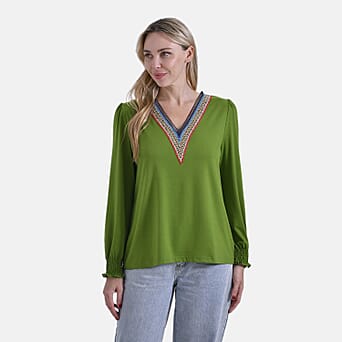https://tjcuk.sirv.com/Products/80/2/8027323/La-Marey-Patterned-Blouse-Size-69x1-cm-Green-Green_8027323_3.jpg?w=342&h=342