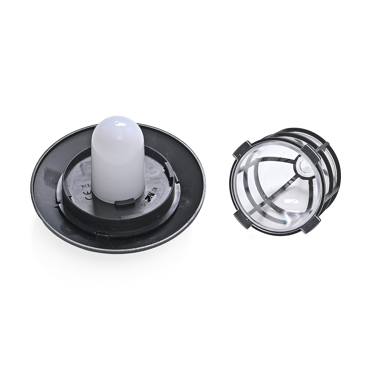Instant Atmosphere- 6 Solar Flickering Flame Pathway LED Lights - Grey Instant Atmosphere- 6 Solar Flickering Flame Pathway LED Lights - Grey