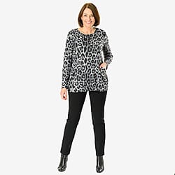 La Marey Print Pocket Top