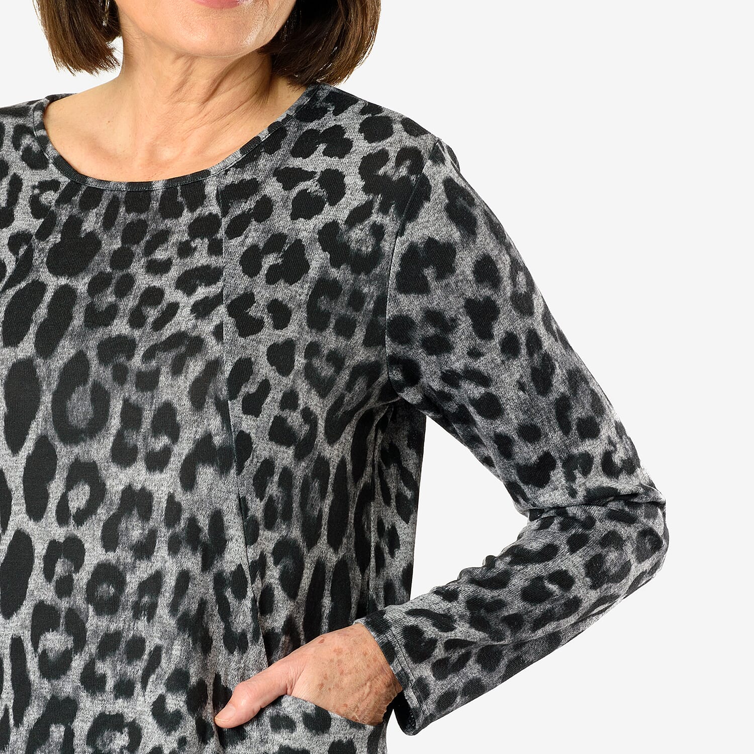 La Marey Print Pocket Top La Marey Print Pocket Top