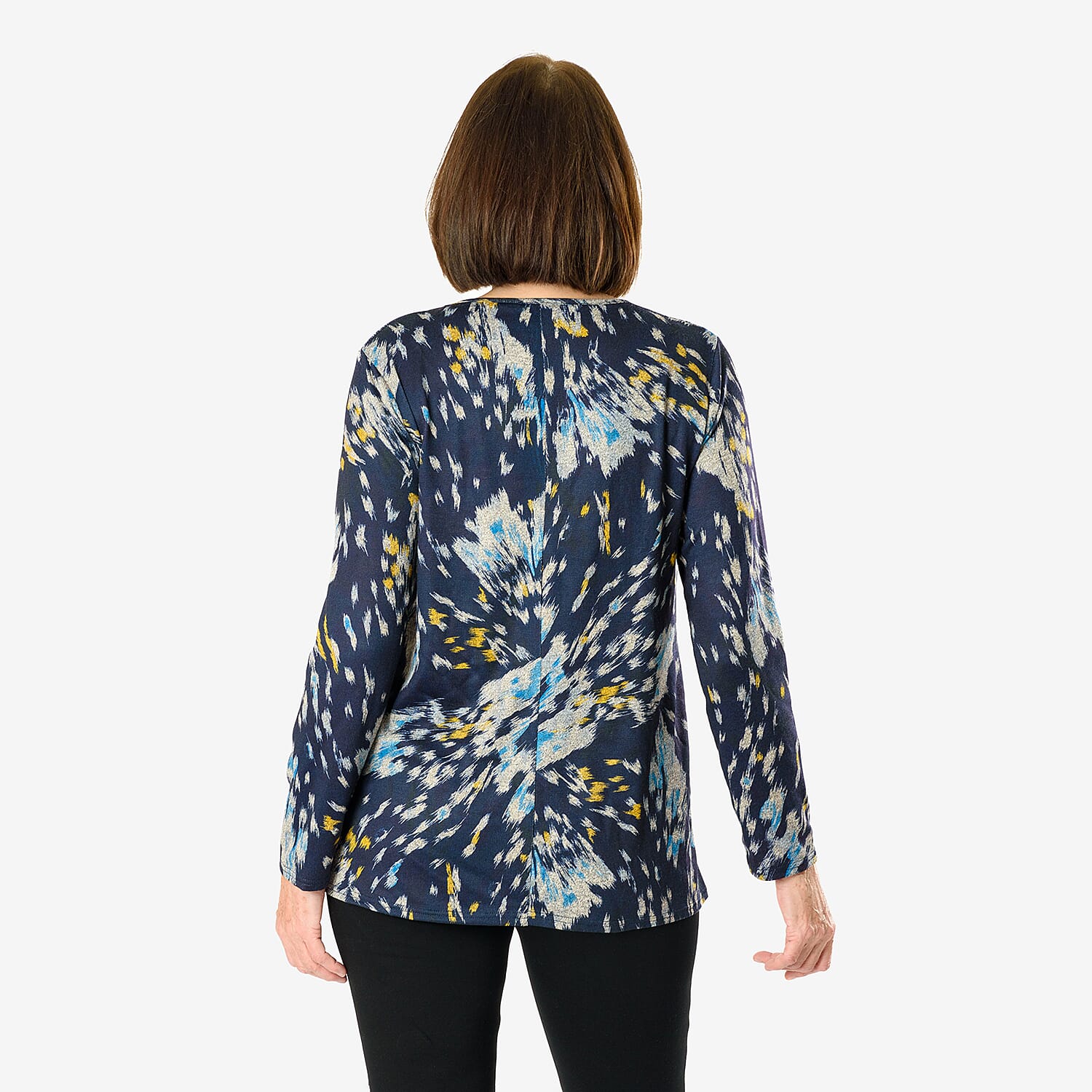 La Marey Print Pocket Top