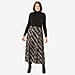 La Marey print pull on skirt