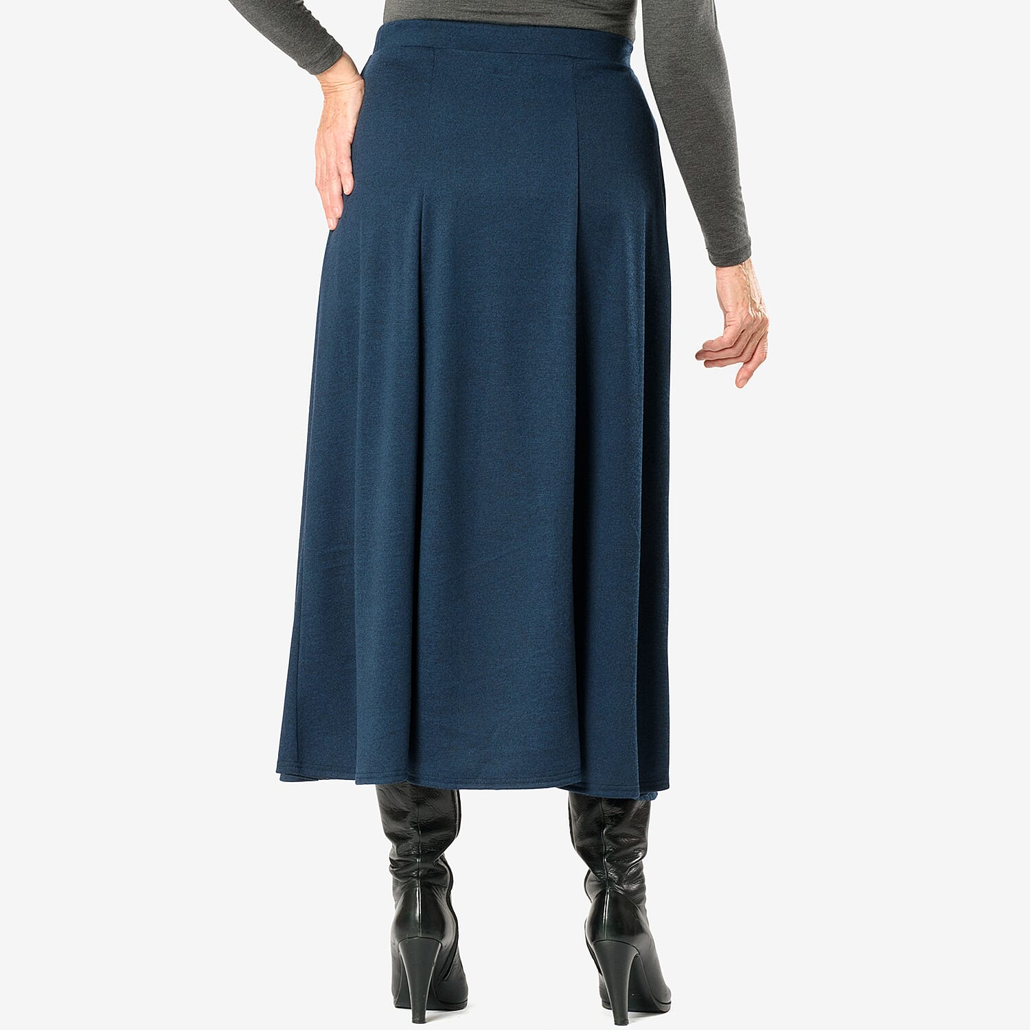 La Marey print pull on skirt