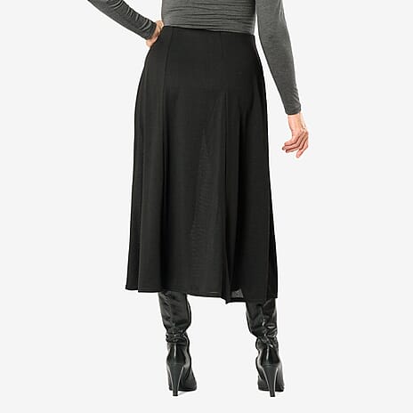 Emelia Pull On Knitted Skirt (Size L) - Black