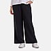 Tamsy Wide Leg Lounge Trousers with Pockets (Size M) - Black