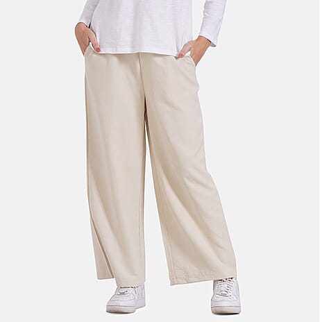 - Maisi Womens Wide Leg Lounge Trousers (Size XXL) - Yellow