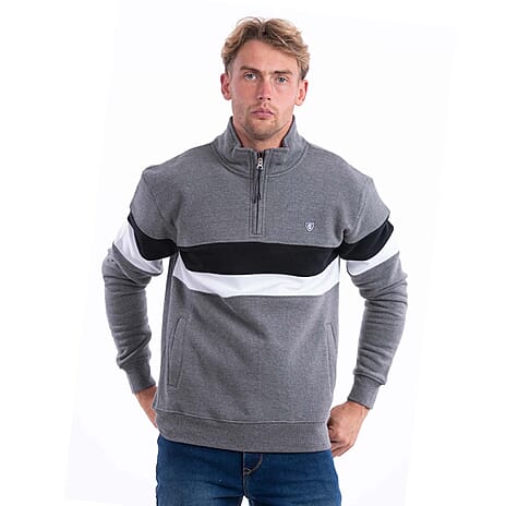 Charles Norton Cotton Sweat Shirt (Size - Large) - Grey