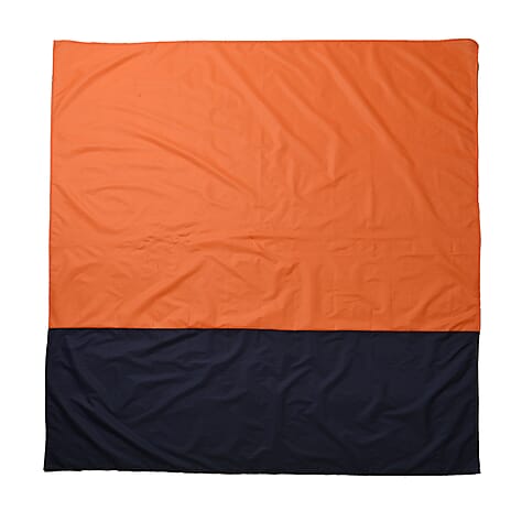 Waterproof Picnic Blanket (Size 200x200cm) - Orange