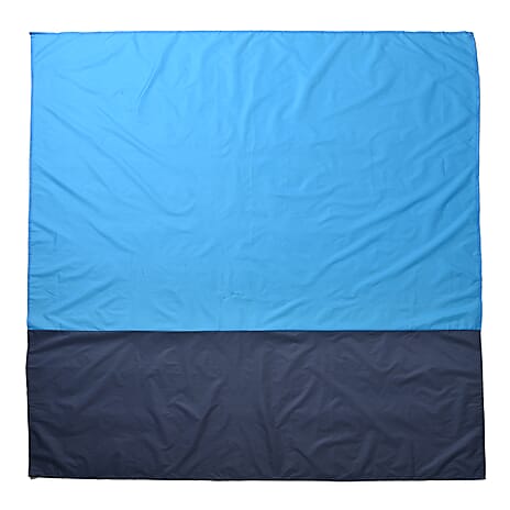 Waterproof Picnic Blanket (Size 200x200cm) - Blue