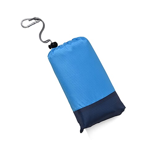 Waterproof Picnic Blanket (Size 200x200cm) - Blue