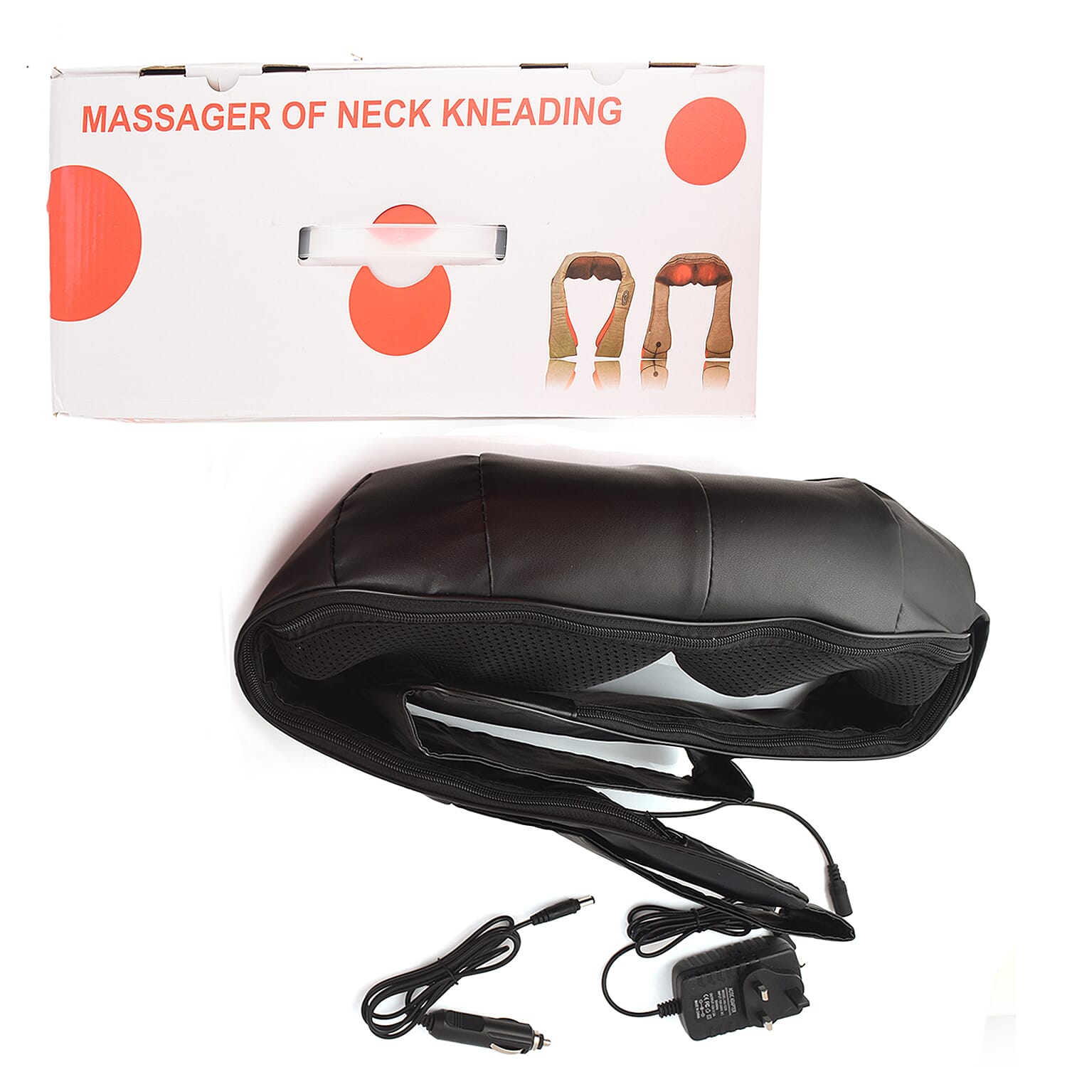 Neck and Back Massager with Heating Functions