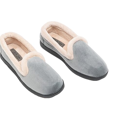 Jo & Joe Ladies Slipper (Size 5) - Grey