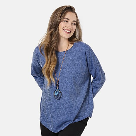 Mudflower Woven Top - Denim