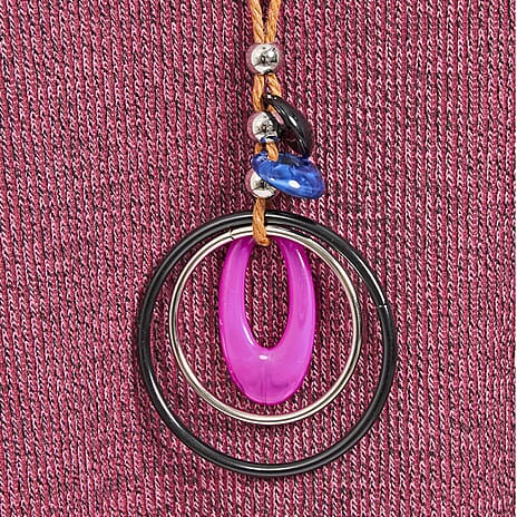 Mudflower Batwing Necklace Top (Size 14-16) - Pink