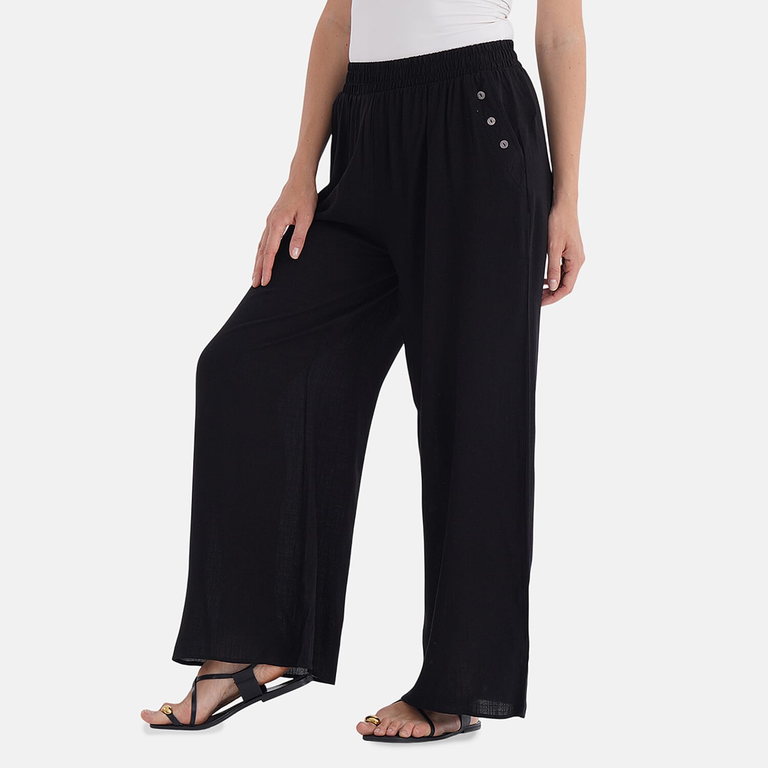 LA Marey Wide Leg Trousers