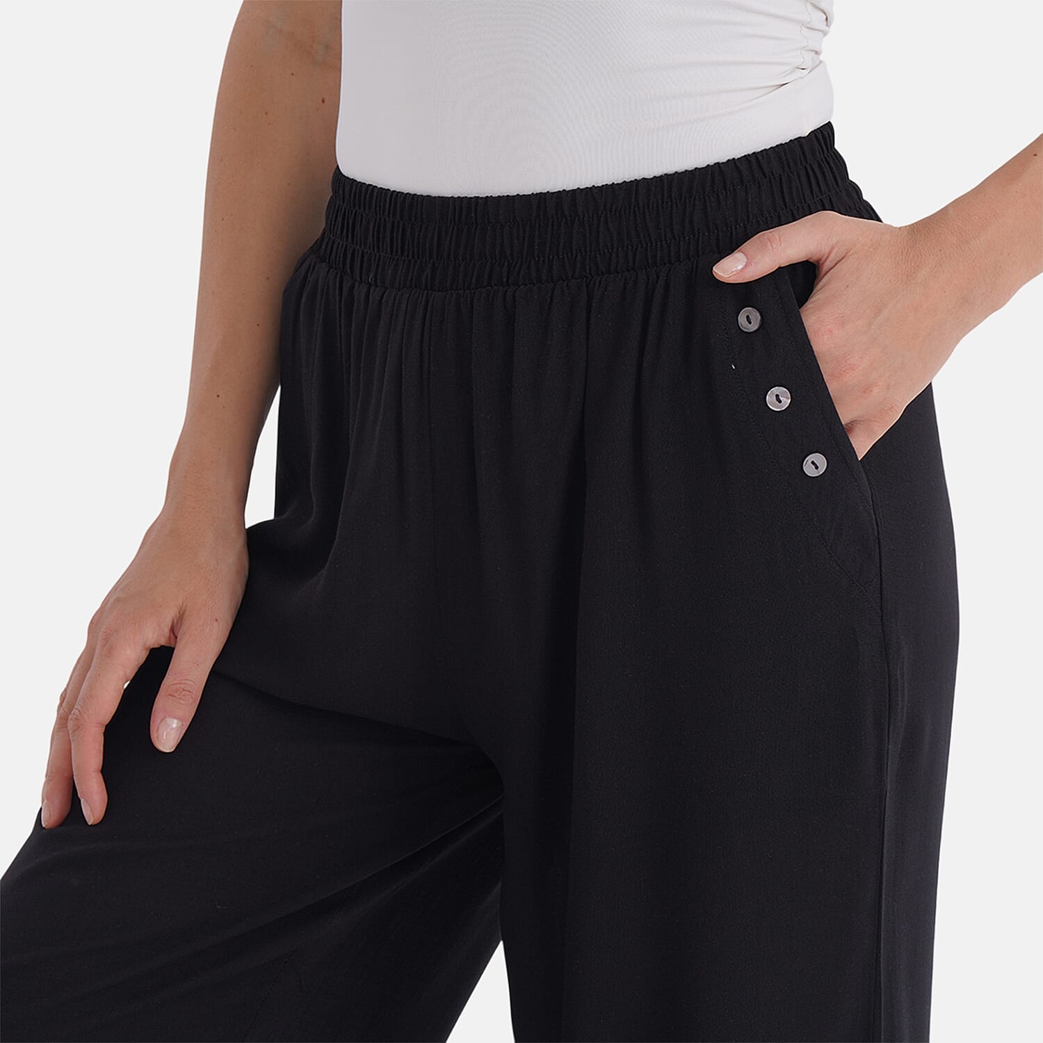 LA Marey Wide Leg Trousers