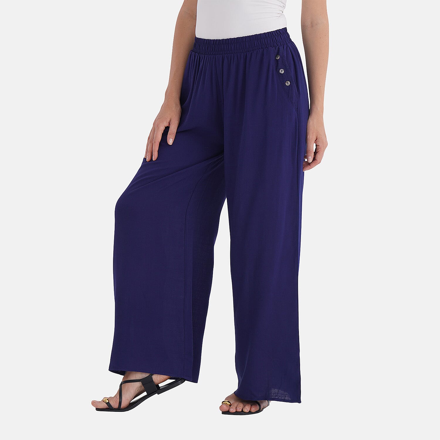 LA Marey Wide Leg Trousers