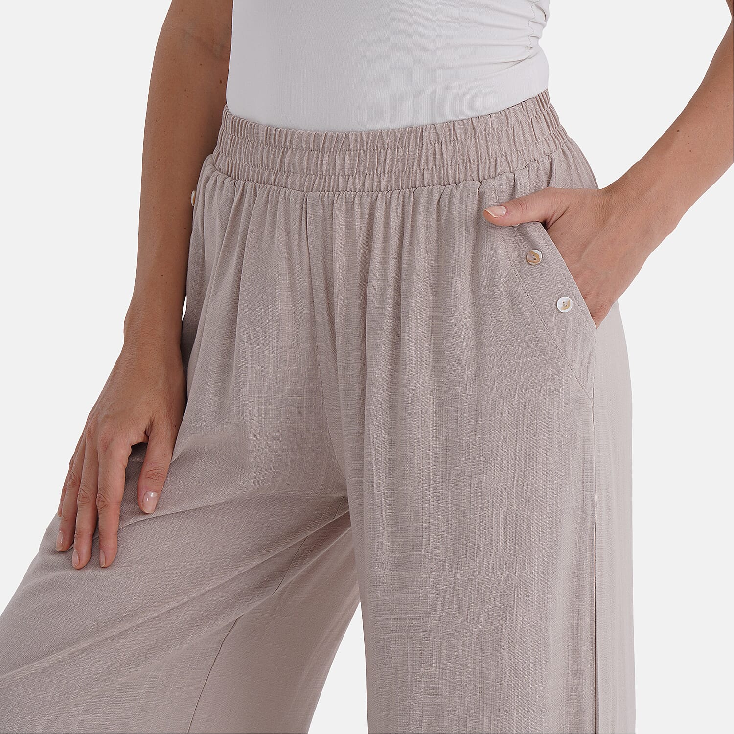 LA Marey Wide Leg Trousers