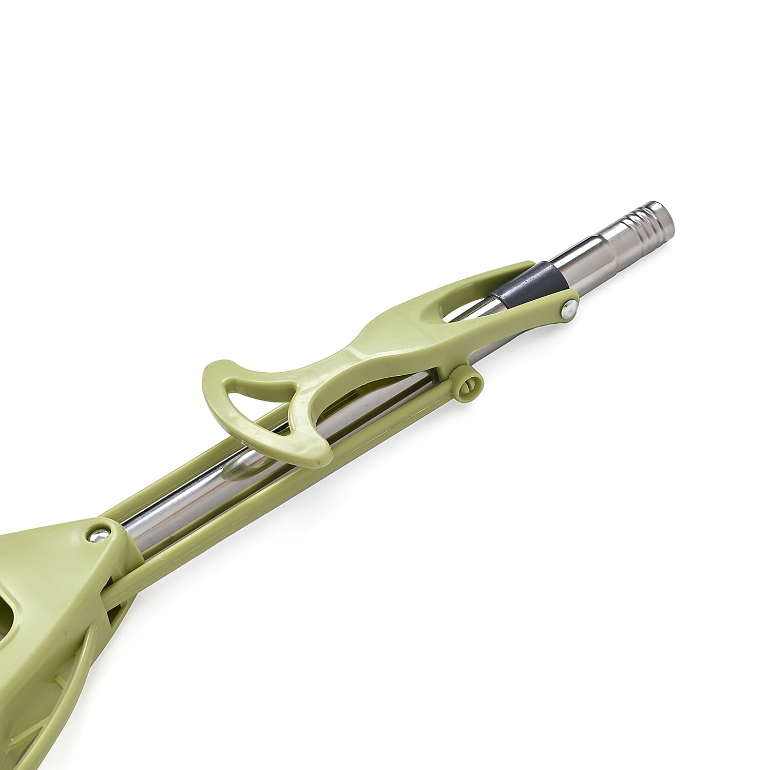 Floor Mop for Easy Squeeze! - Absorbent PVA, 3-Section Stainless Steel Handle Plus Extra Head (122cm) - Green