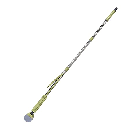 Absorbent PVA Mop for Floors Easy Cleaning - 3-Section Stainless Steel Handle & Extra Refill (122cm) - Green