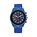 FATHERS DAY SPECIAL - STRADA Japanese Movement Water Resistant Hydraulic Dial Watch with Black Colour Silicone Strap