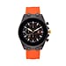 FATHERS DAY SPECIAL - STRADA Japanese Movement Water Resistant Hydraulic Dial Watch with Black Colour Silicone Strap