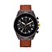 FATHERS DAY SPECIAL - STRADA Japanese Movement Water Resistant Hydraulic Dial Watch with Black Colour Silicone Strap