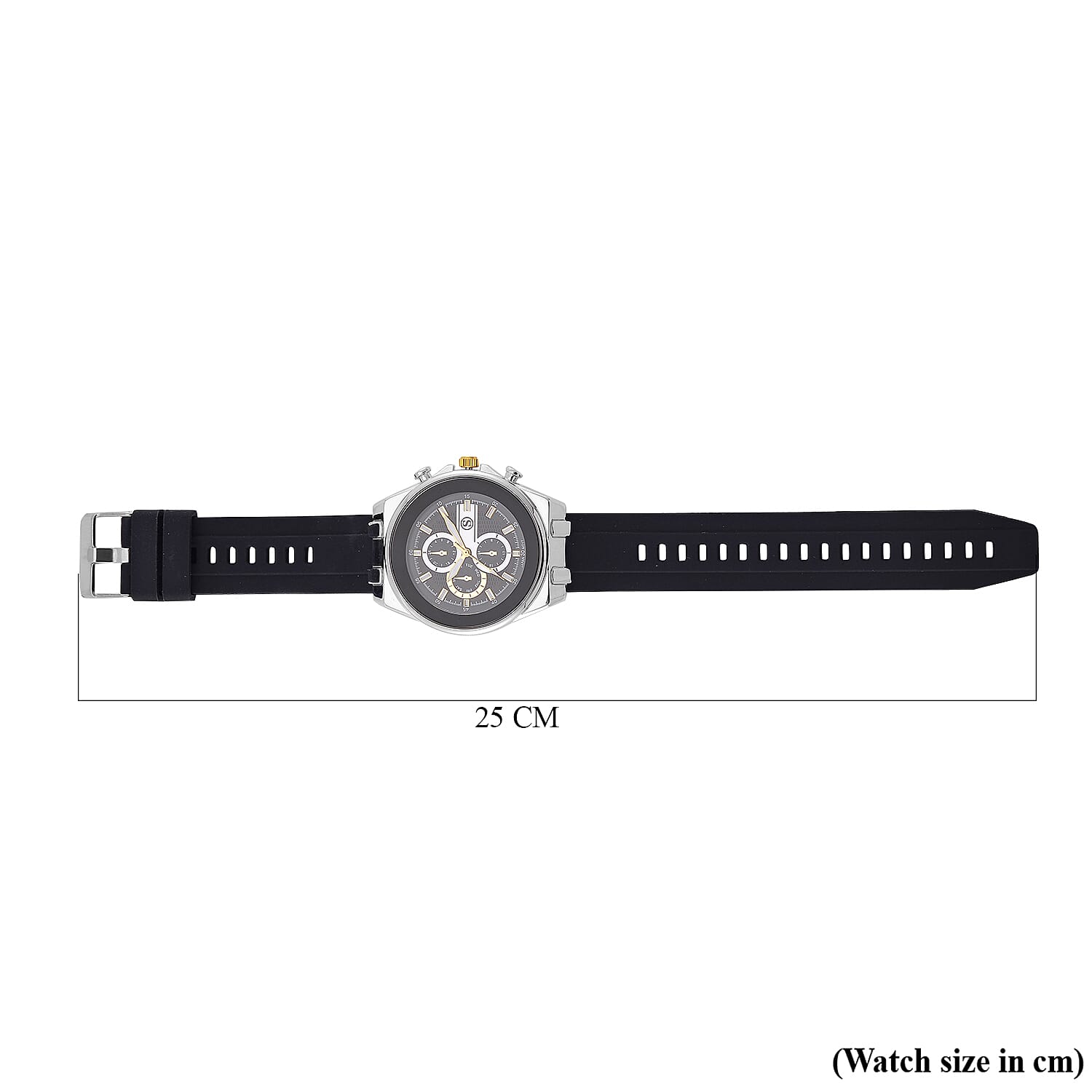 FATHERS DAY SPECIAL - STRADA Japanese Movement Water Resistant Hydraulic Dial Watch with Black Colour Silicone Strap FATHERS DAY SPECIAL - STRADA Japanese Movement Water Resistant Hydraulic Dial Watch with Black Colour Silicone Strap