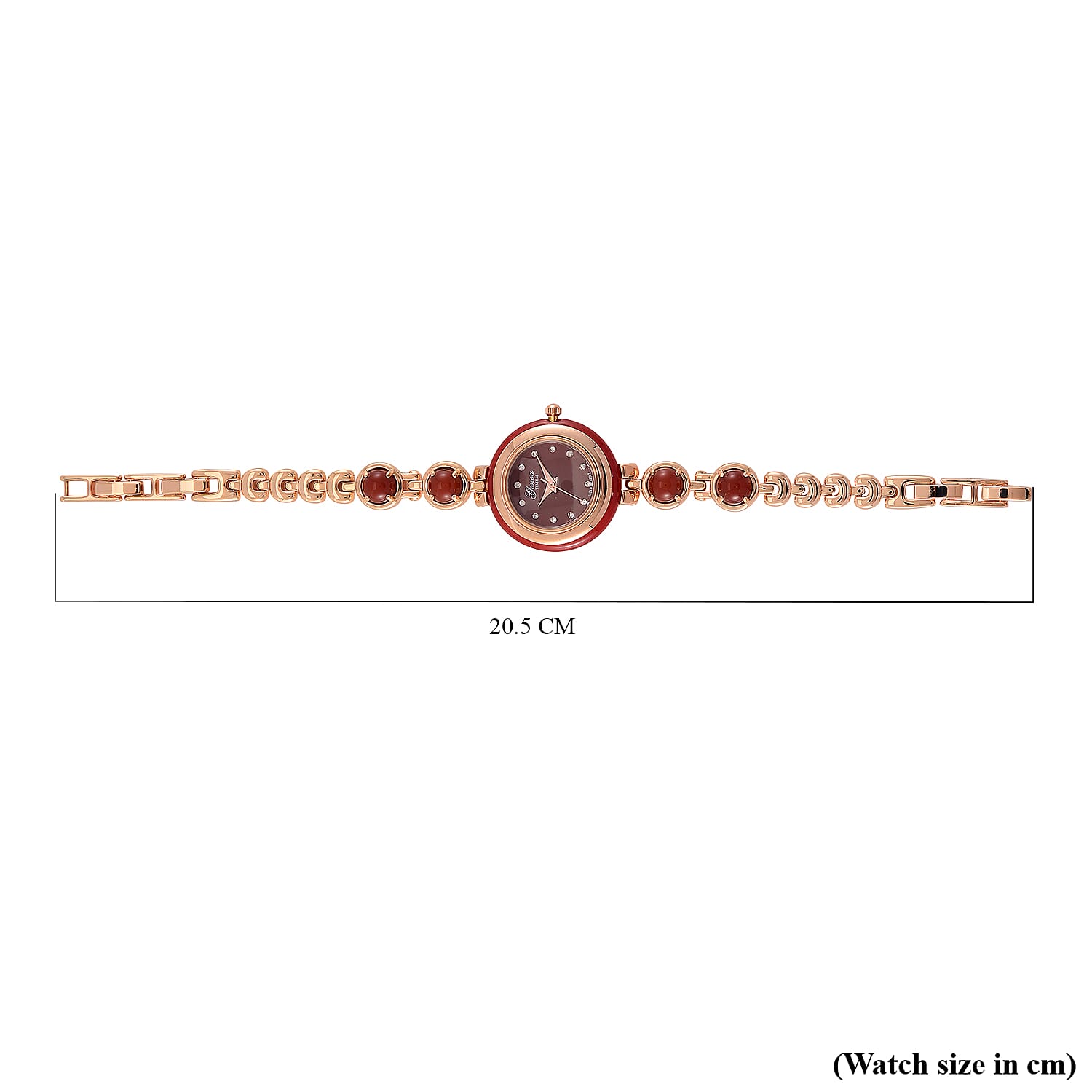 ONE TIME DEAL - GENOA TIME V2 Japanese Movt. Red Jade, Resin & Austrian White Crystal Bracelet Watch ONE TIME DEAL - GENOA TIME V2 Japanese Movt. Red Jade, Resin & Austrian White Crystal Bracelet Watch