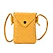 Woven Crossbody Bag - Yellow