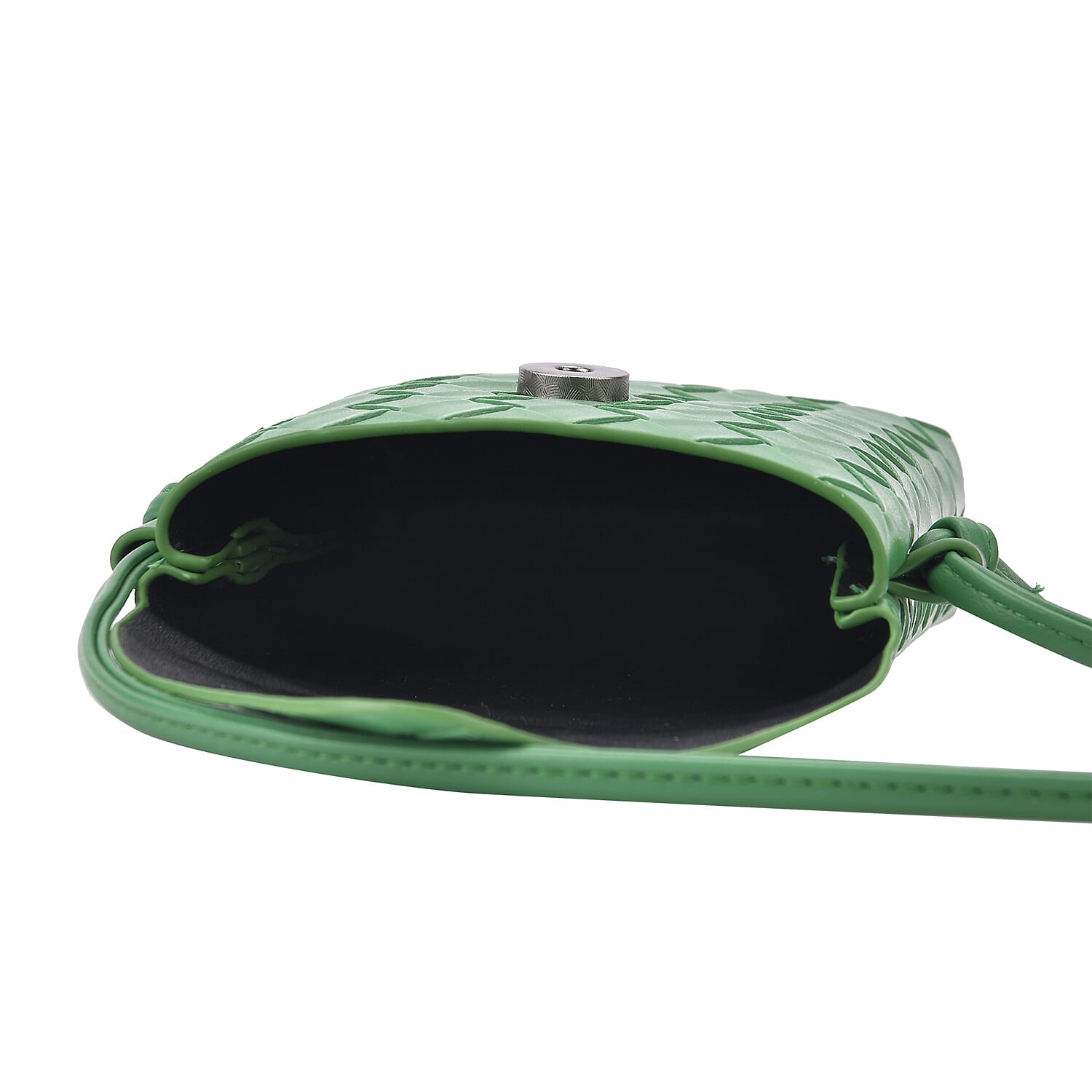 Woven Crossbody Bag - Green Woven Crossbody Bag - Green