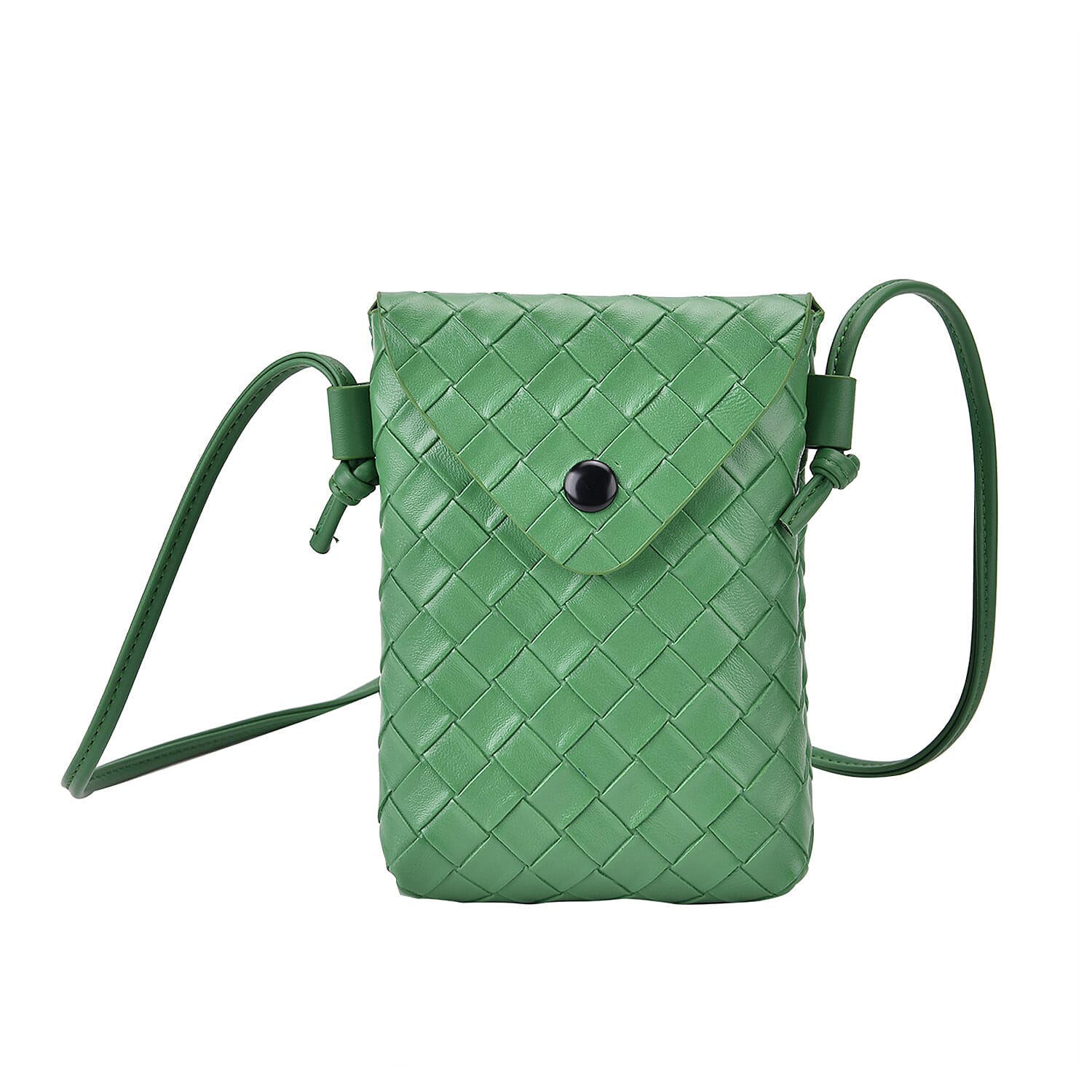 Woven Crossbody Bag - Green Woven Crossbody Bag - Green