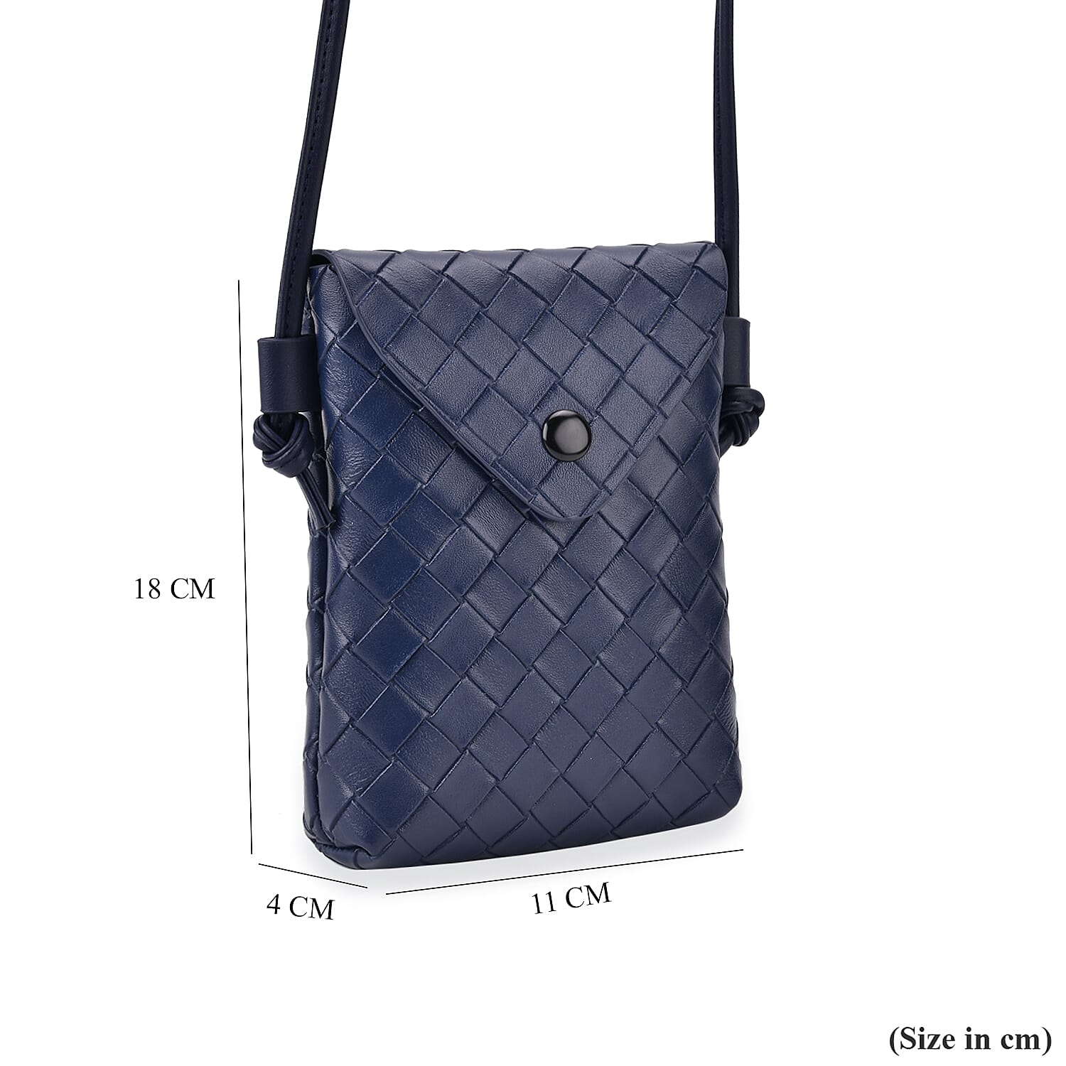 Woven Crossbody Bag - Navy Woven Crossbody Bag - Navy
