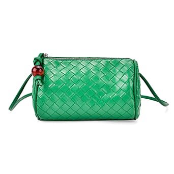 https://tjcuk.sirv.com/Products/80/3/8031910/Fully-Lined-Woven-Pattern-Crossbody-Bag-Green_8031910.jpg?w=342&h=342