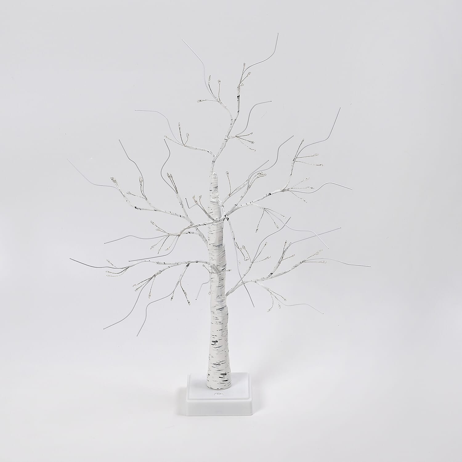 Remote Controlled RGB Color Changing LED Light Tree Lamp (60cm) with USB & Battery (3xAA not incl.) - White