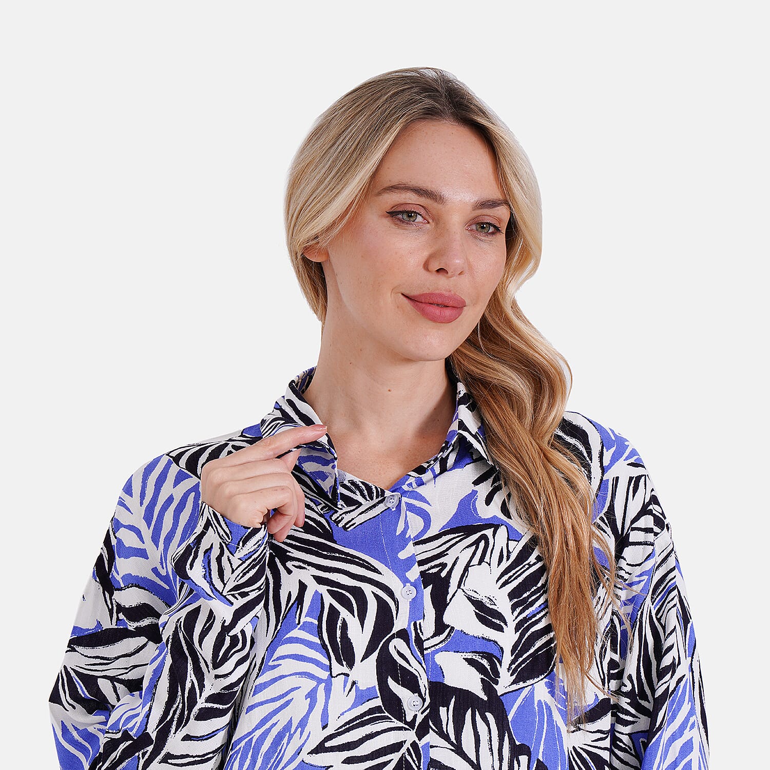Tamsy Printed Long-Sleeve Shirt