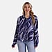 Tamsy Printed Long Sleeve Button-Down Shirt