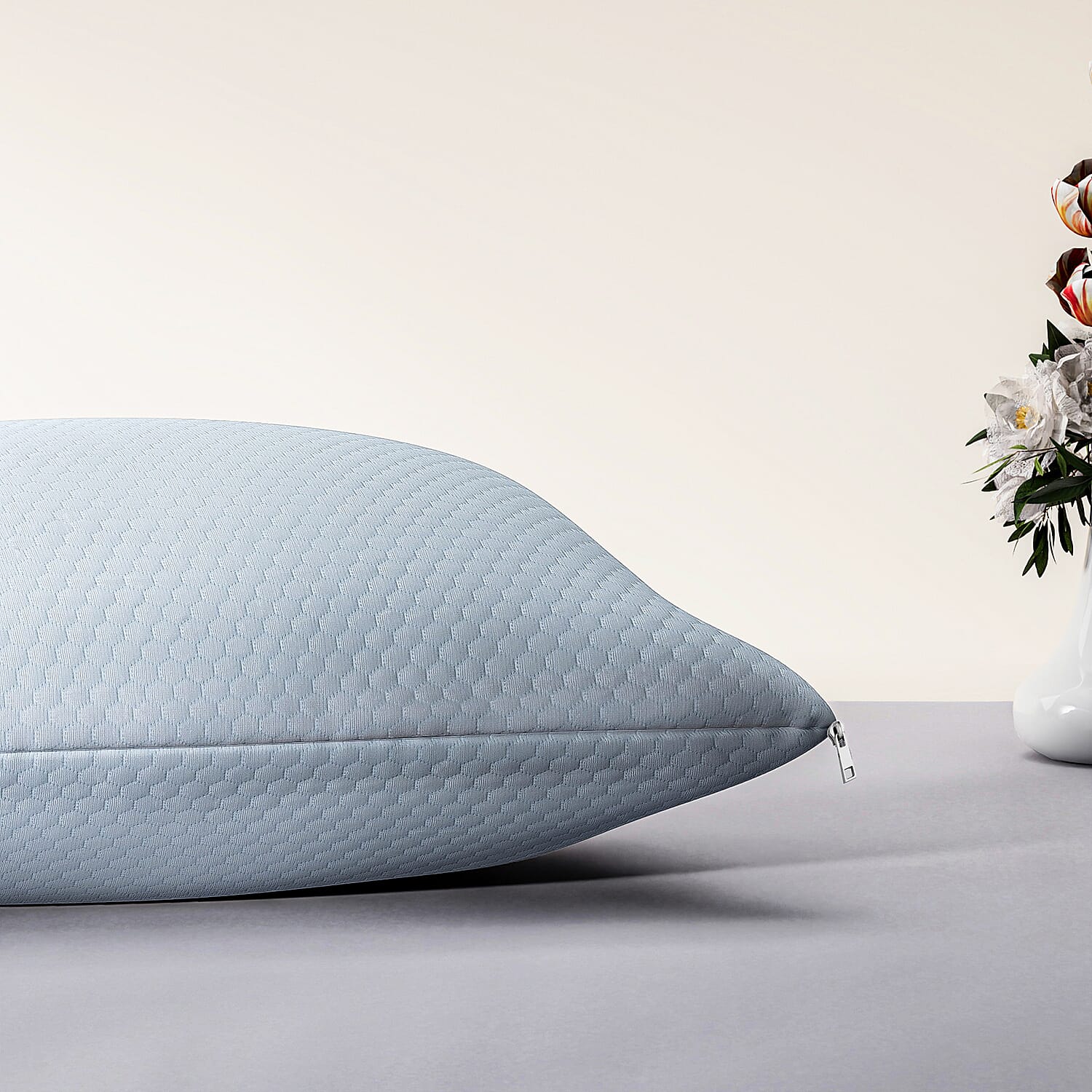 Double Sided (Machine Washable) Cooling Pillowcase With Zipper