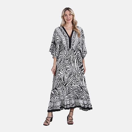 & Maisi Zebra Maxi (Size - One Size) - Black & Black