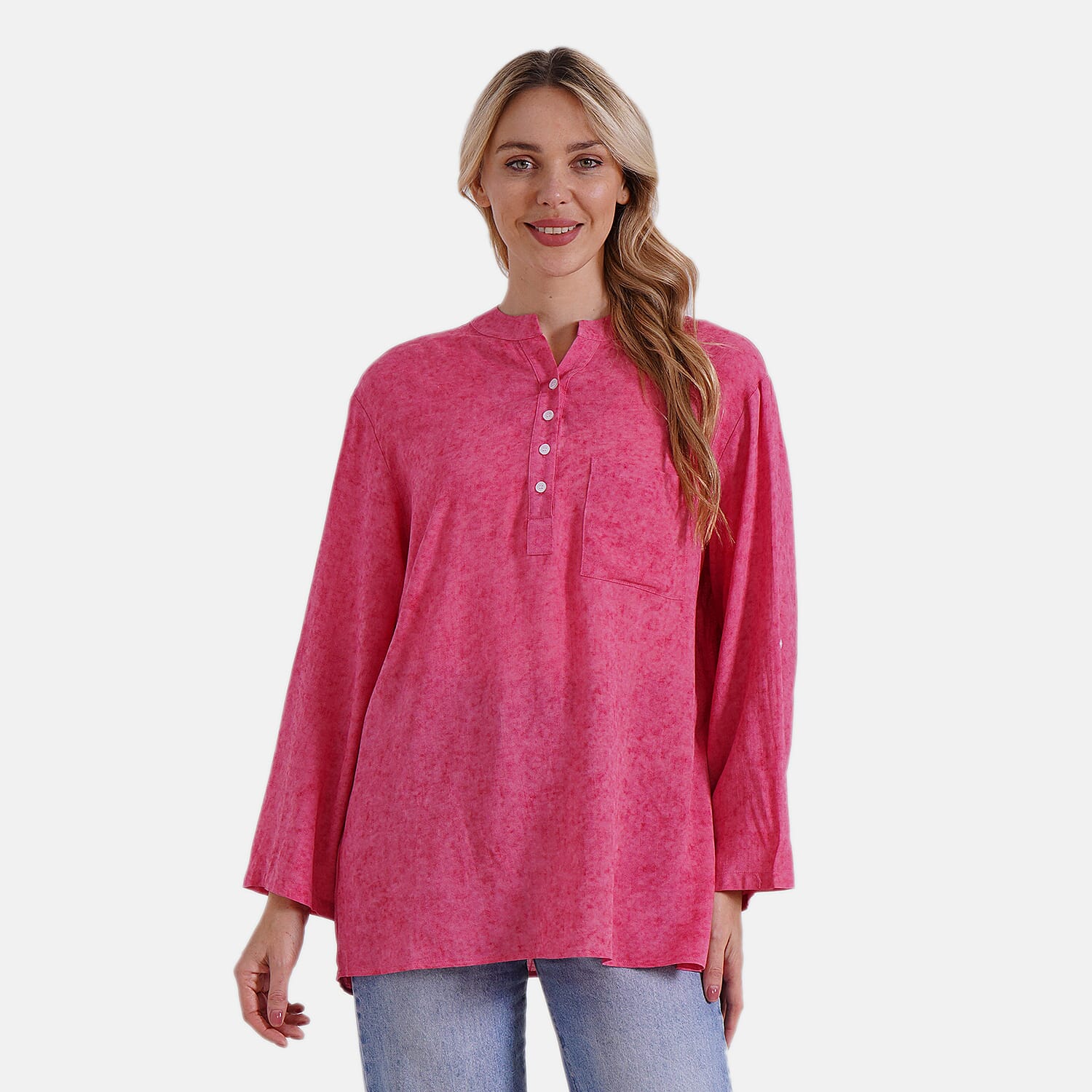 La Marey Patterned Blouse