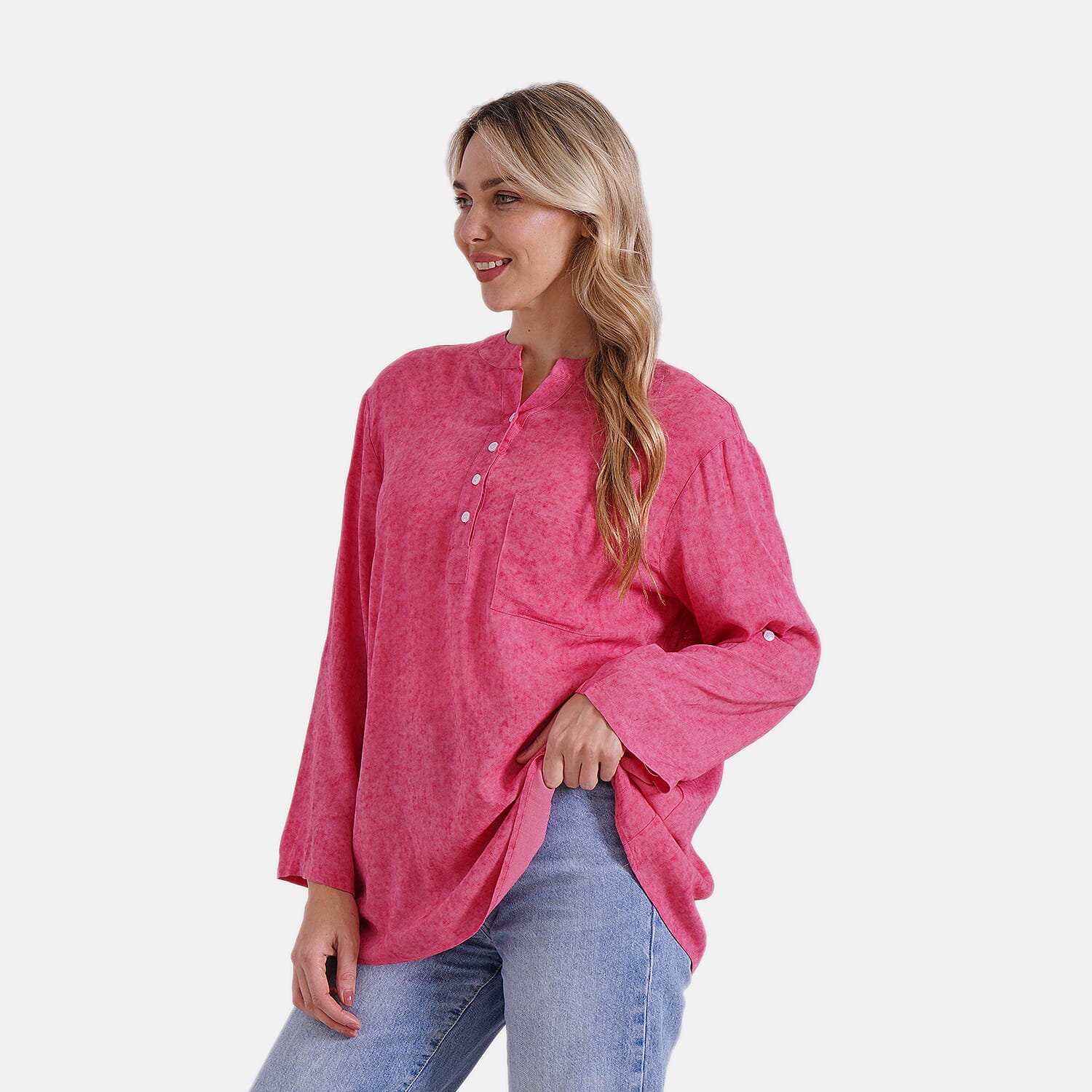 La Marey Patterned Blouse