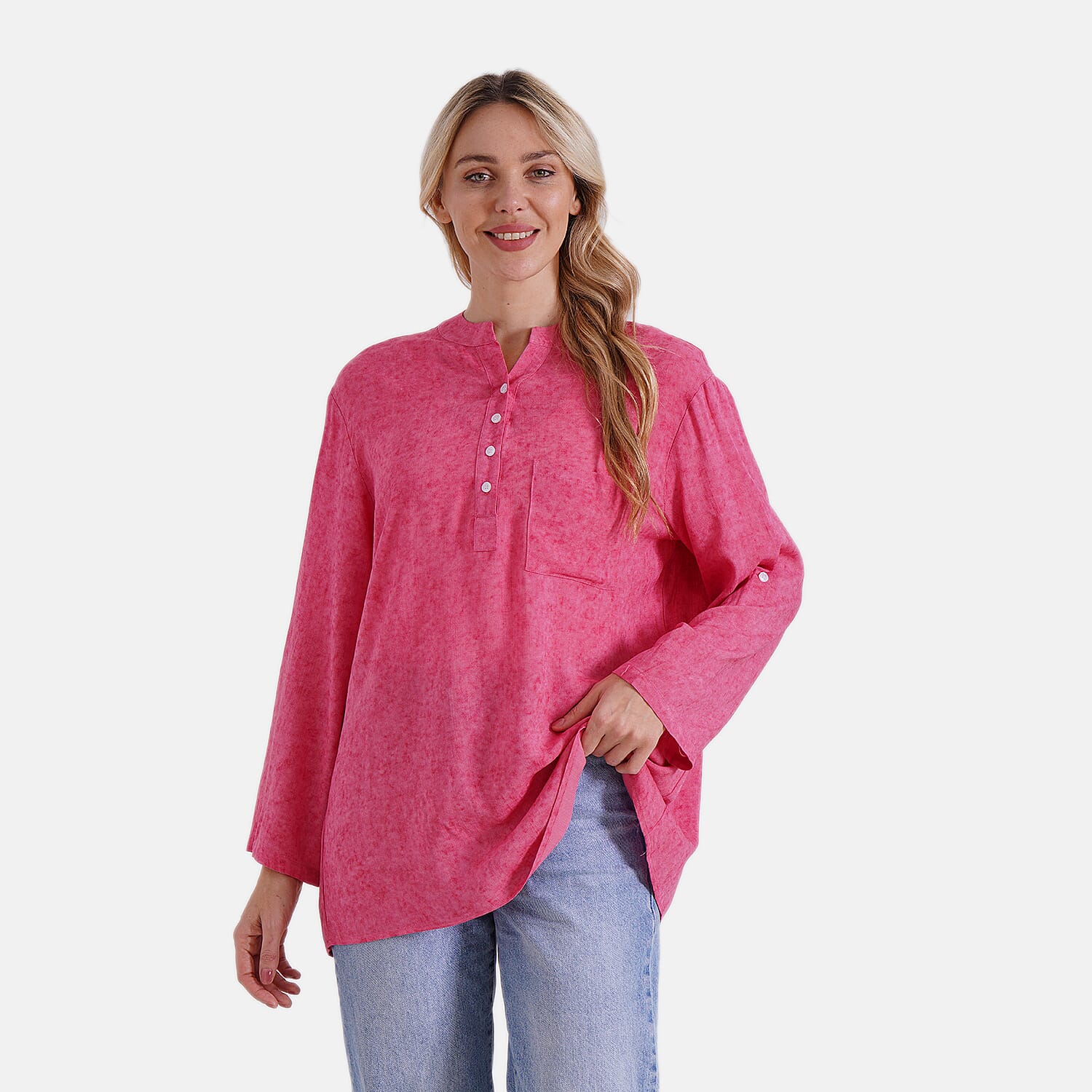 La Marey Patterned Blouse