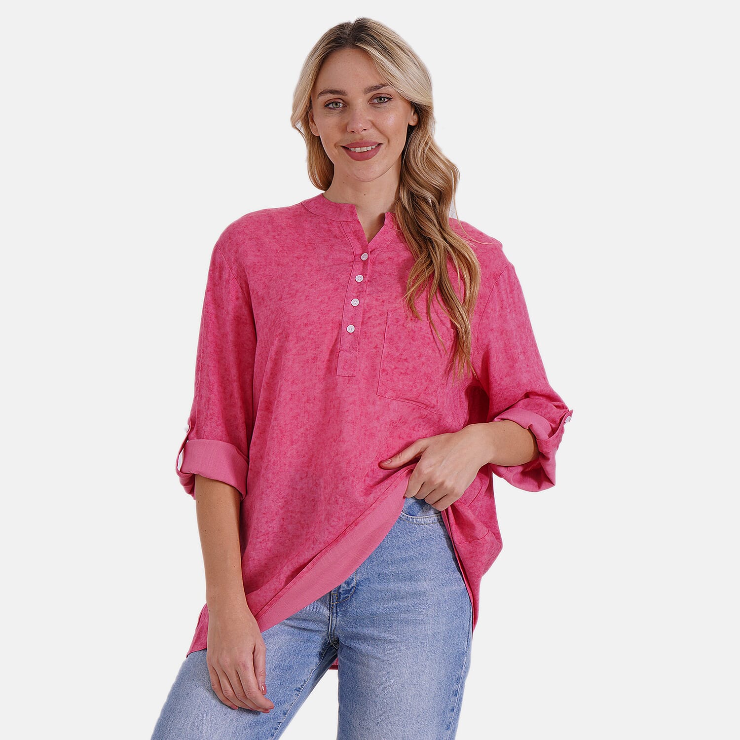 La Marey Patterned Blouse