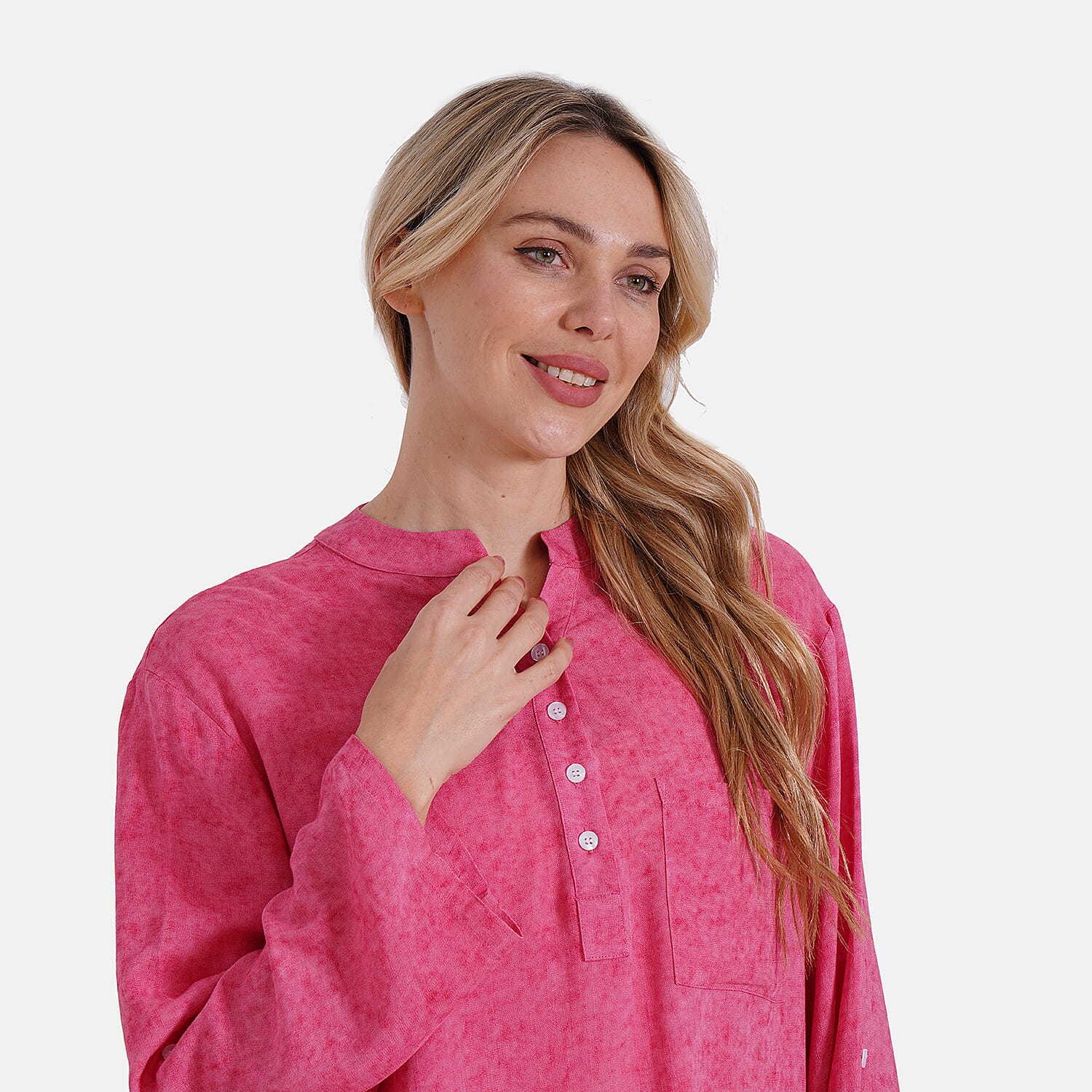 La Marey Patterned Blouse